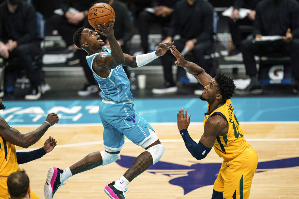 APTOPIX Jazz Hornets Basketball